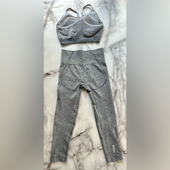 Echt Apparel Arise Sportsbra and Leggings Set- Grey- Small (8) - Picture 2 of 2
